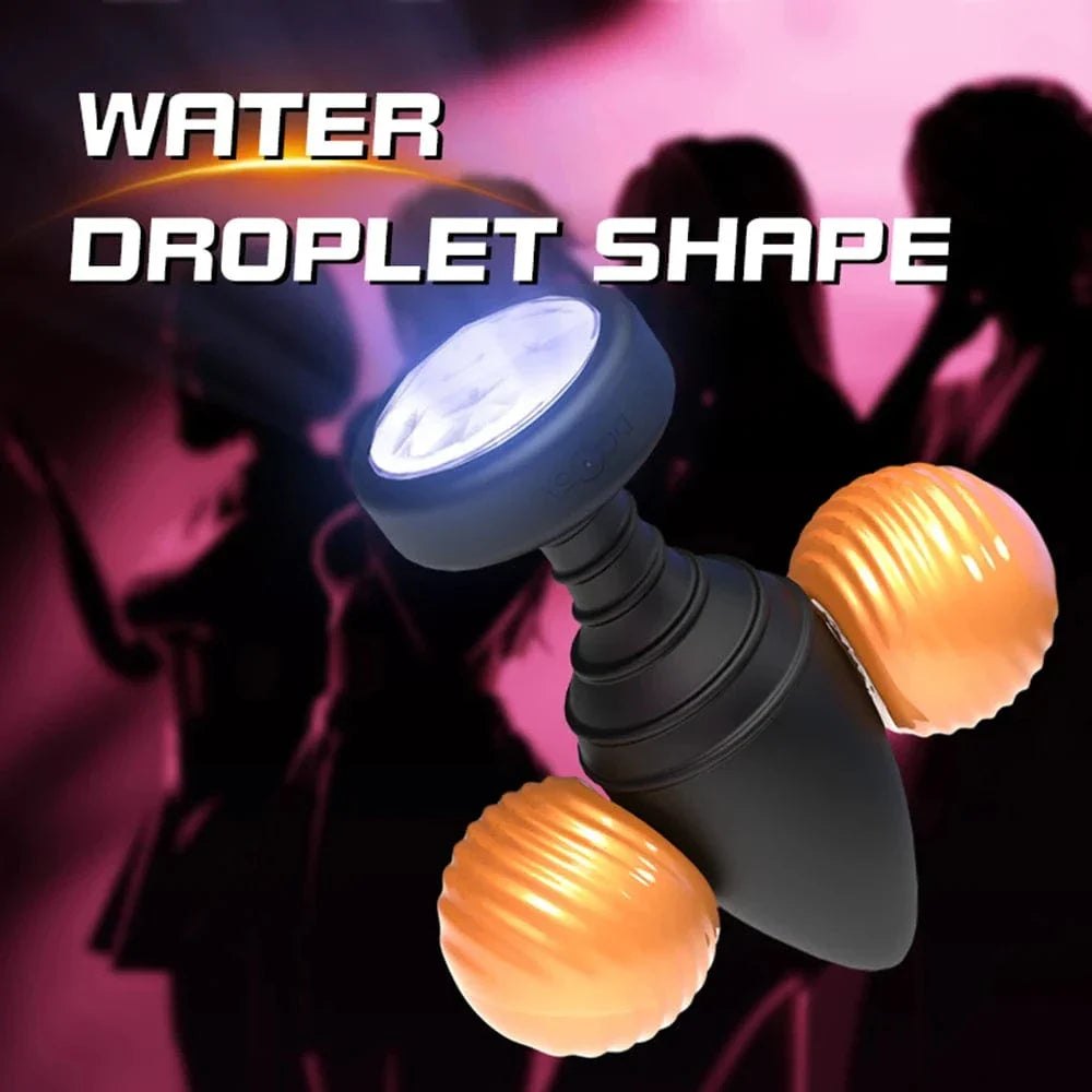 Black jeweled anal plug, photo 2