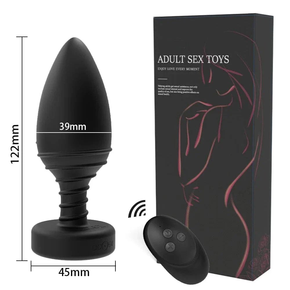 Black jeweled anal plug, photo 5