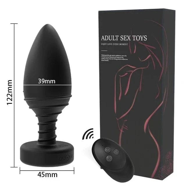 Black jeweled anal plug, photo 6