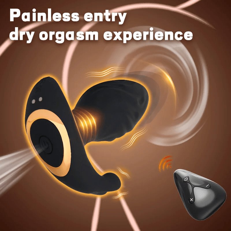 Black wireless prostate and perineum massager, photo 7