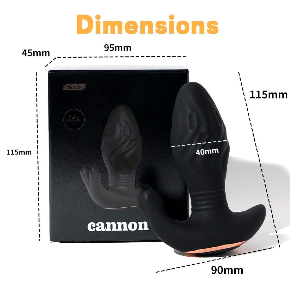 Black wireless prostate and perineum massager, photo 9