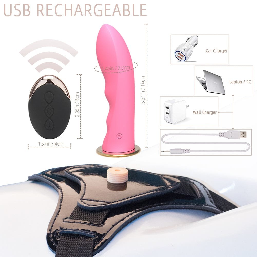 Wireless remote strap-on dildo harness, photo 5