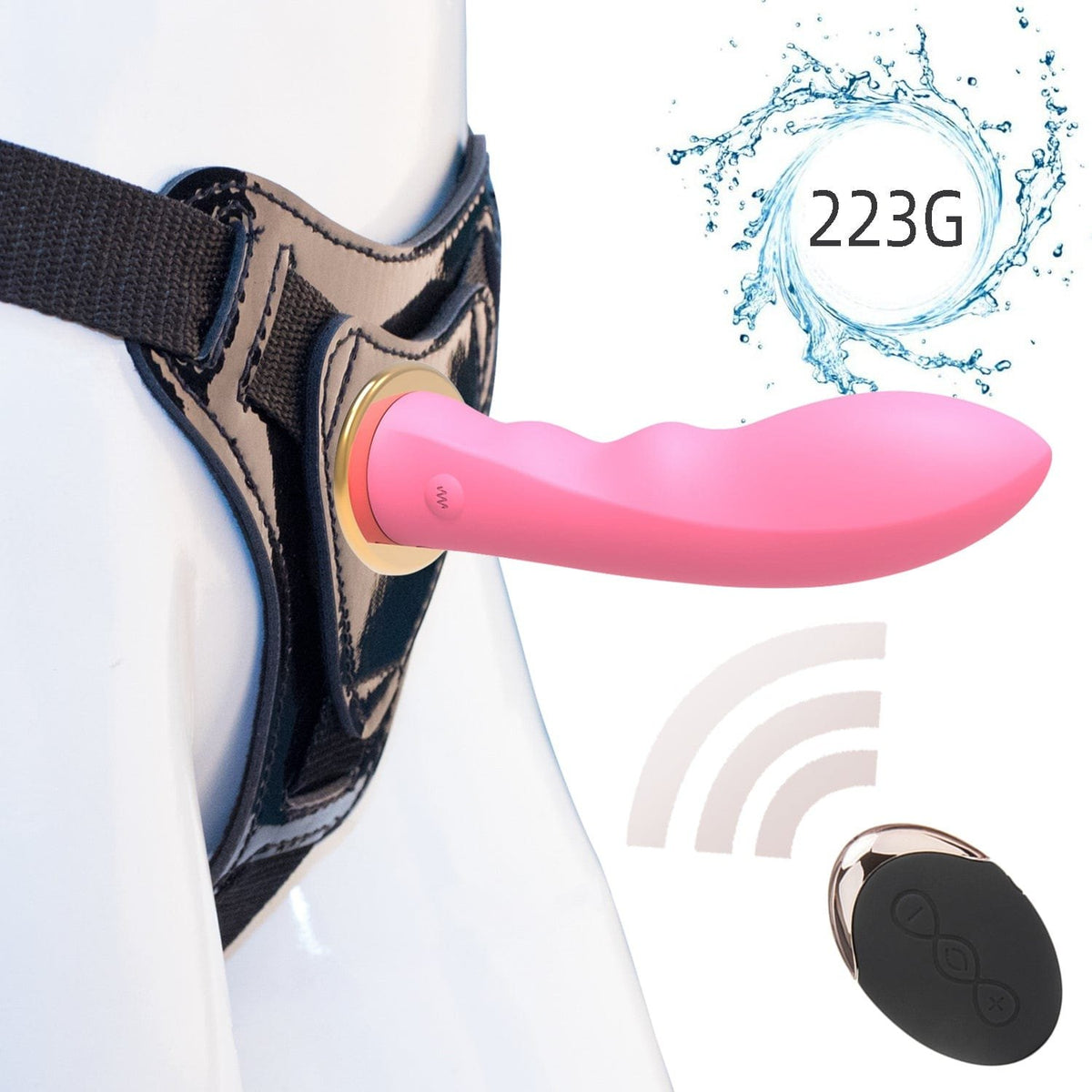 Wireless remote strap-on dildo harness, photo 7