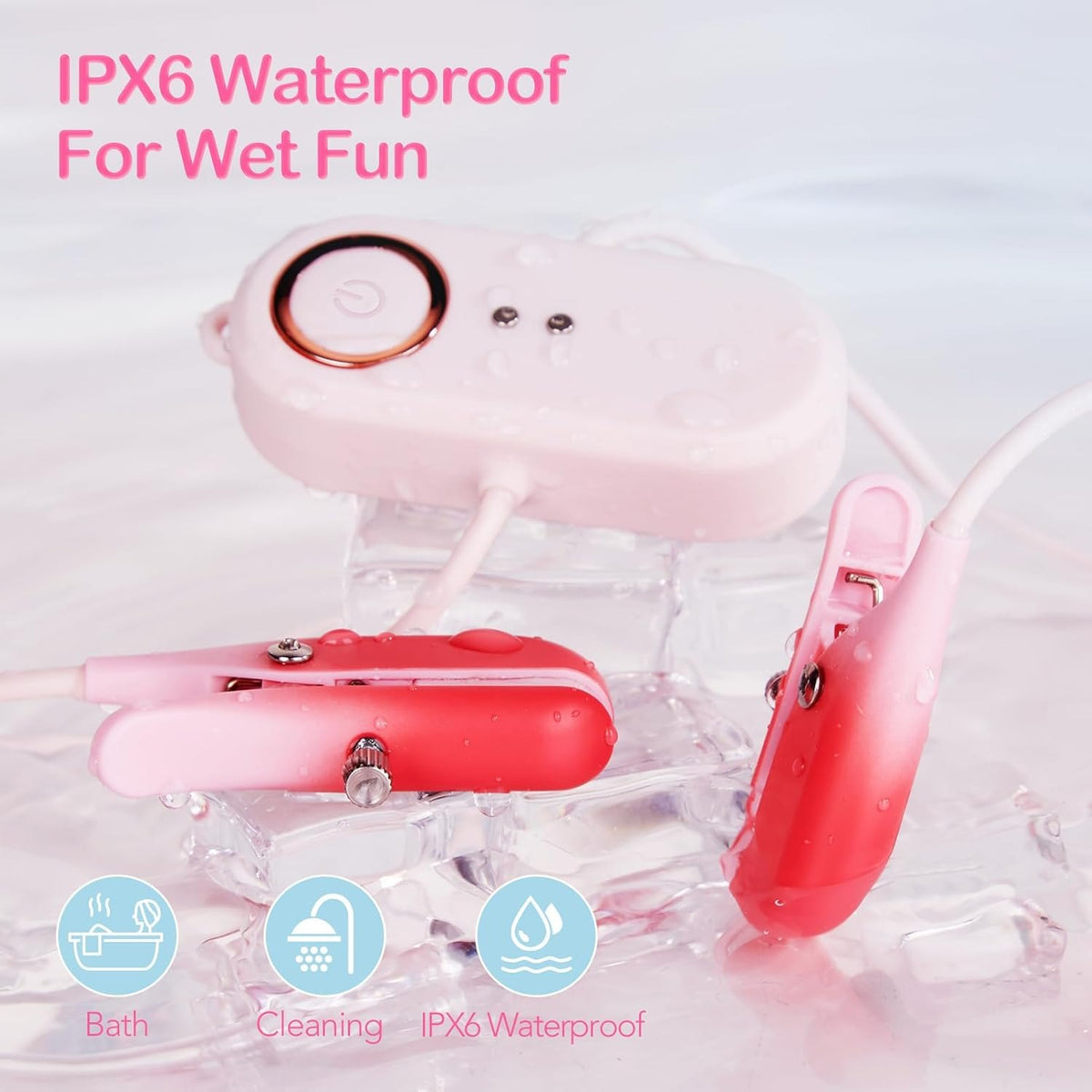 Wireless vibrating nipple clamps, photo 6