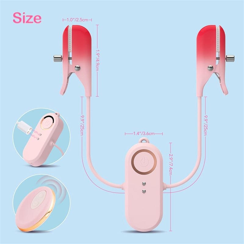 Wireless vibrating nipple clamps, photo 7