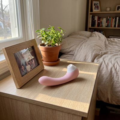 WildNightX Bloom on a dresser in a sunlit bedroom