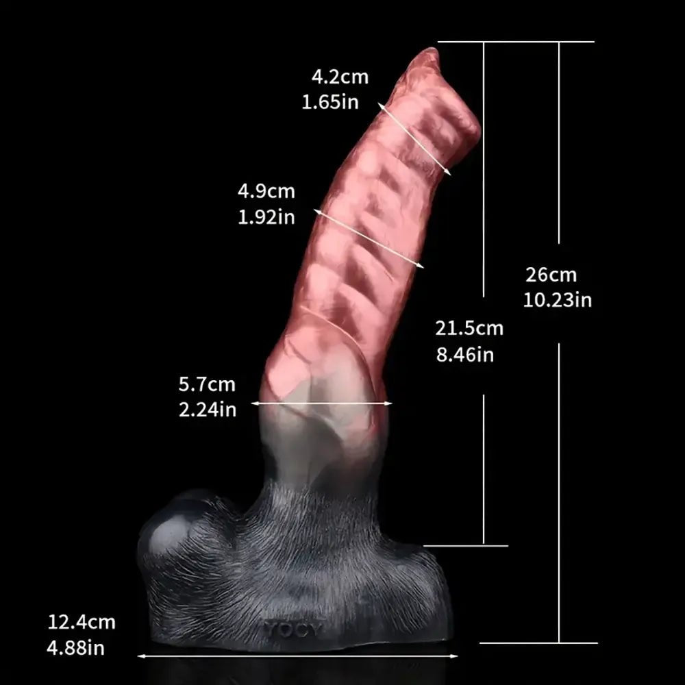 Wolf knot animal dildo, photo 12