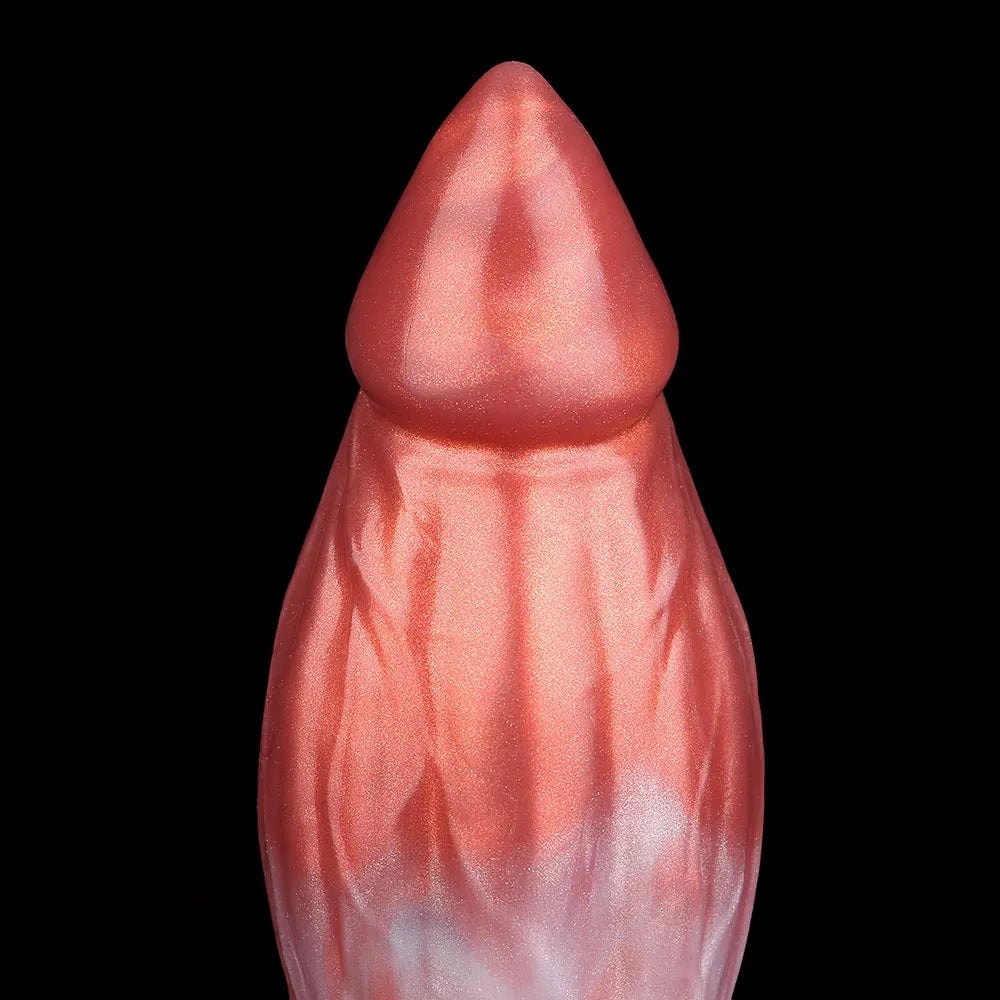 Marbled wolf knot animal dildo, photo 10