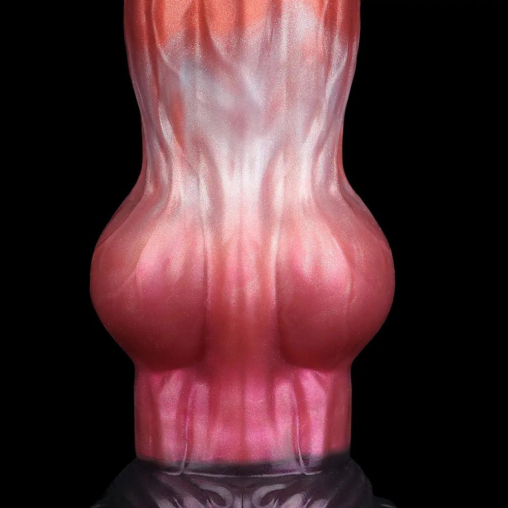 Marbled wolf knot animal dildo, photo 11