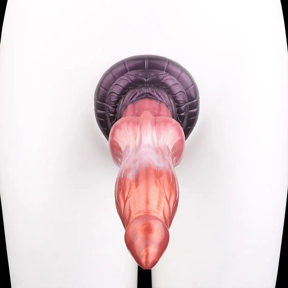 Marbled wolf knot animal dildo, photo 14