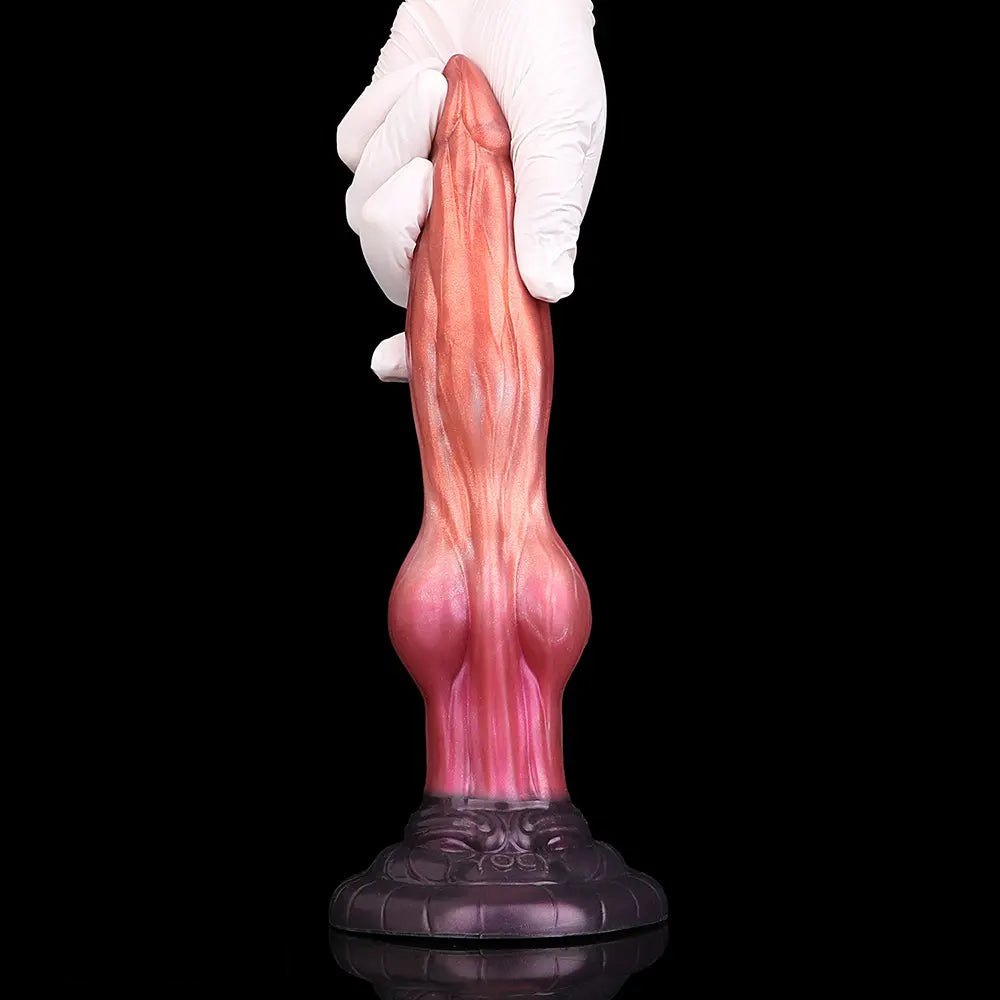 Marbled wolf knot animal dildo, photo 15