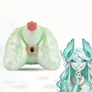 Jade green fantasy beast butt masturbator, photo 1