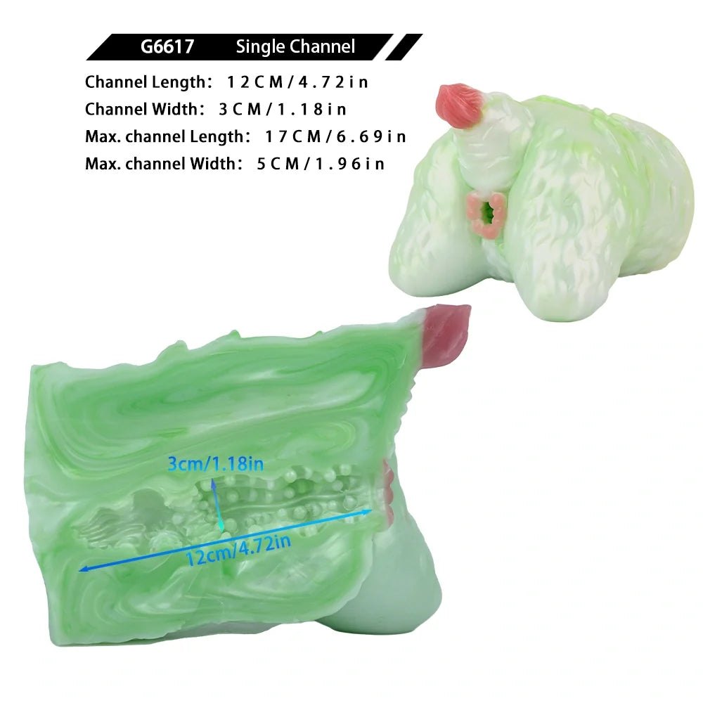 Jade green fantasy beast butt masturbator, photo 15