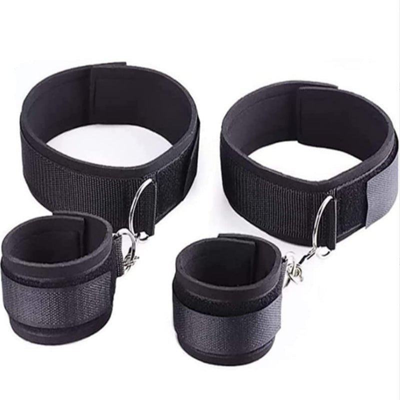 Black cotton-pad-Velcro wrist to thigh restraint strap, photo 7