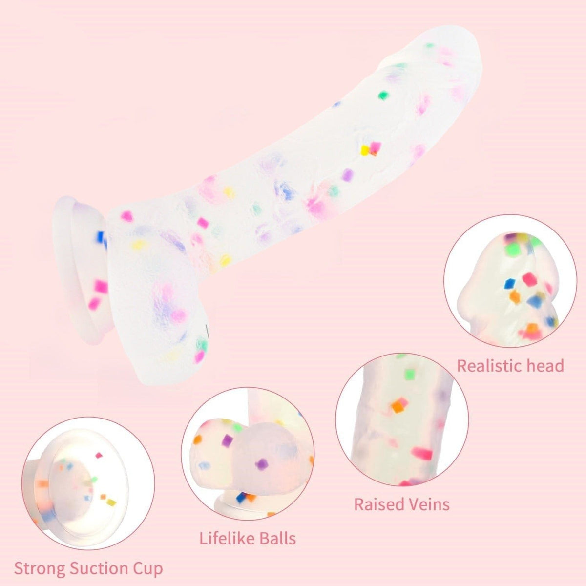 Yoga wheel and jelly dildo gift set, photo 4