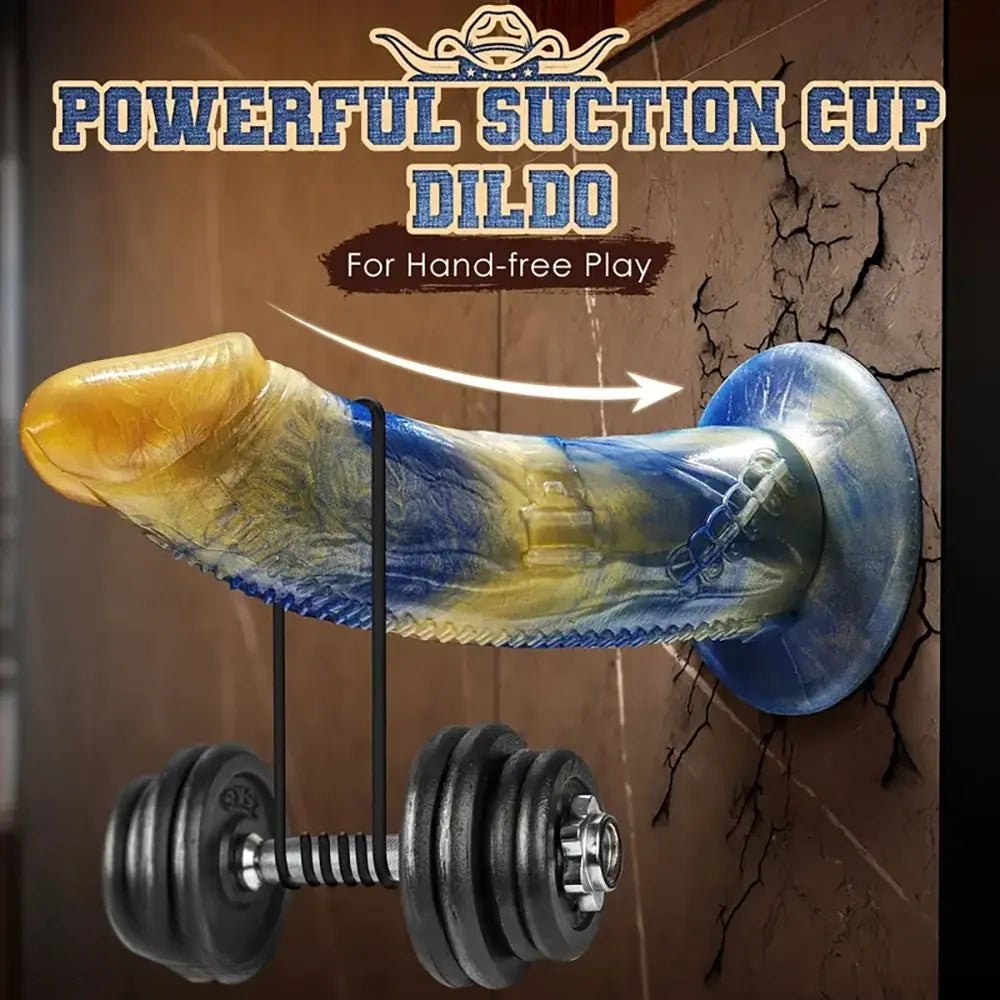 Zipper-textured monster-style fantasy dildo, photo 6